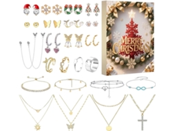 Calendário Do Advento | 25 Dias De Joias De Natal: Brincos E Colar