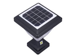 Luz De Teto Solar Para Postes: Automática, À Prova D'água, Painel Monocristalino, 16 Leds 5v 2w