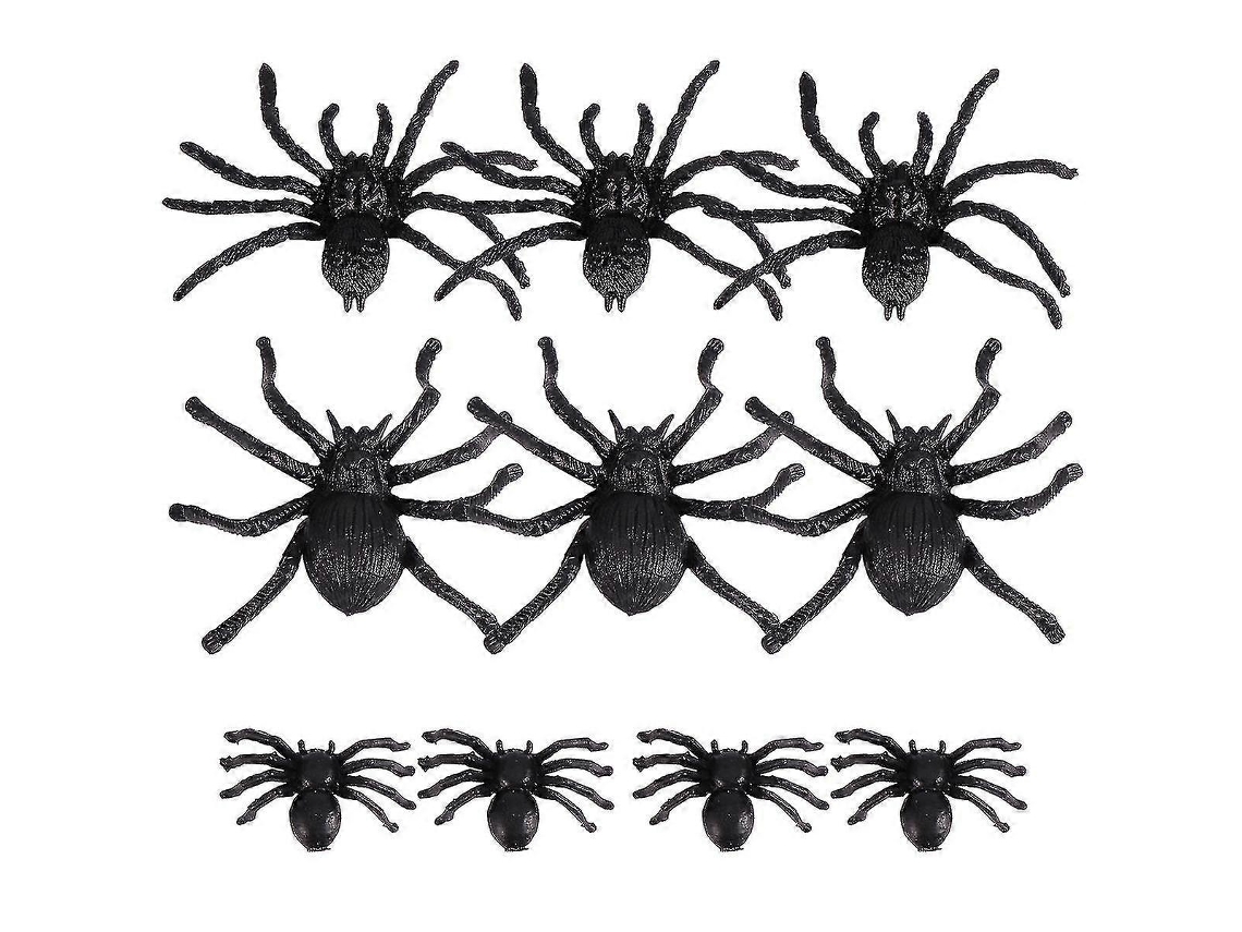 30 Peças De Aranhas De Plástico De Imitação, Brinquedo Engraçado Para O Halloween. Ly Ebike