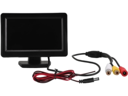 Monitor De 4,3 Polegadas Para Câmera De Ré, Tela De Alta Definição Para Carro, Compatível Com Diversos Veículos.