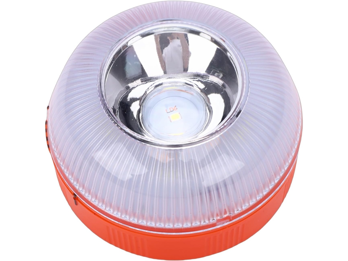 Luz De Emergência Matybobe V16, Base Magnética Recarregável, Luz Led Amarela E Branca, Para Carro, Motocicleta E Camping