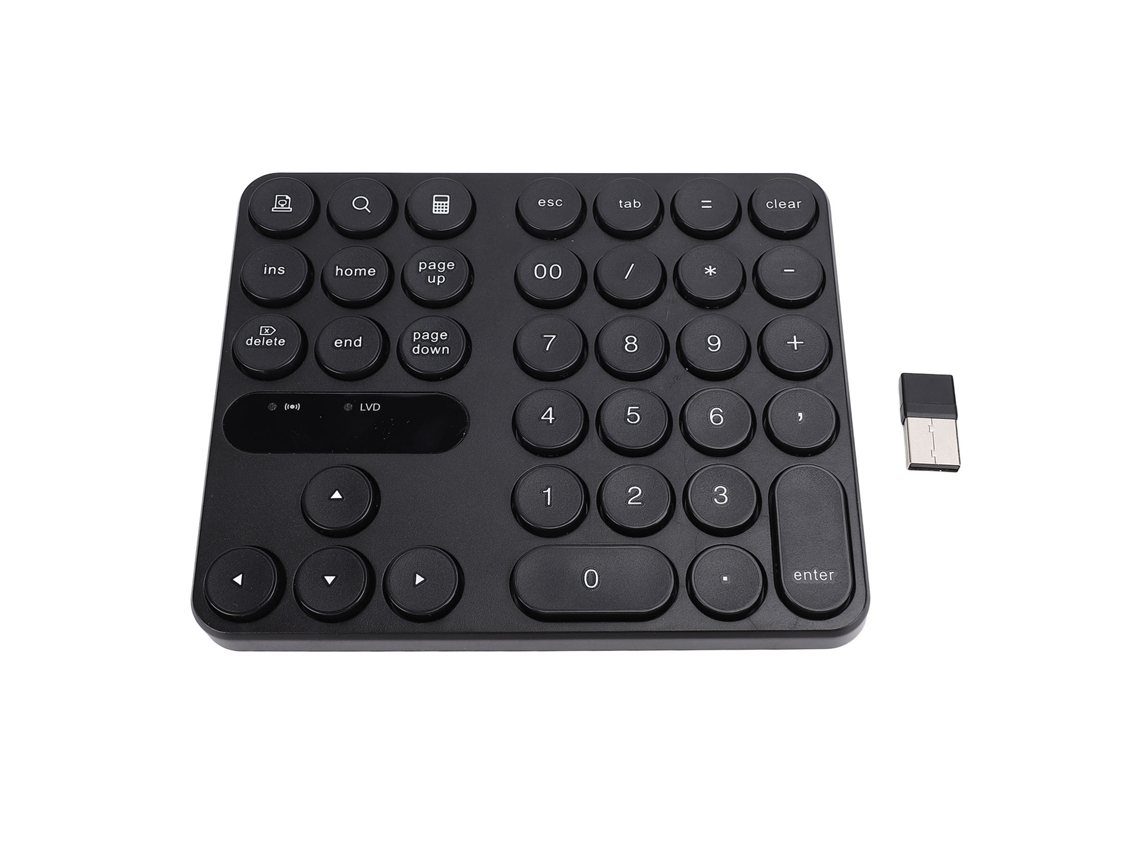 Teclado Numérico Sem Fio Com 35 Teclas 2.4g