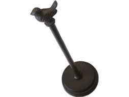 Suporte Para Papel Toalha De Cozinha Toyvian Em Ferro Fundido Com Base Antiderrapante, Design De Pássaro Preto, Suporte
