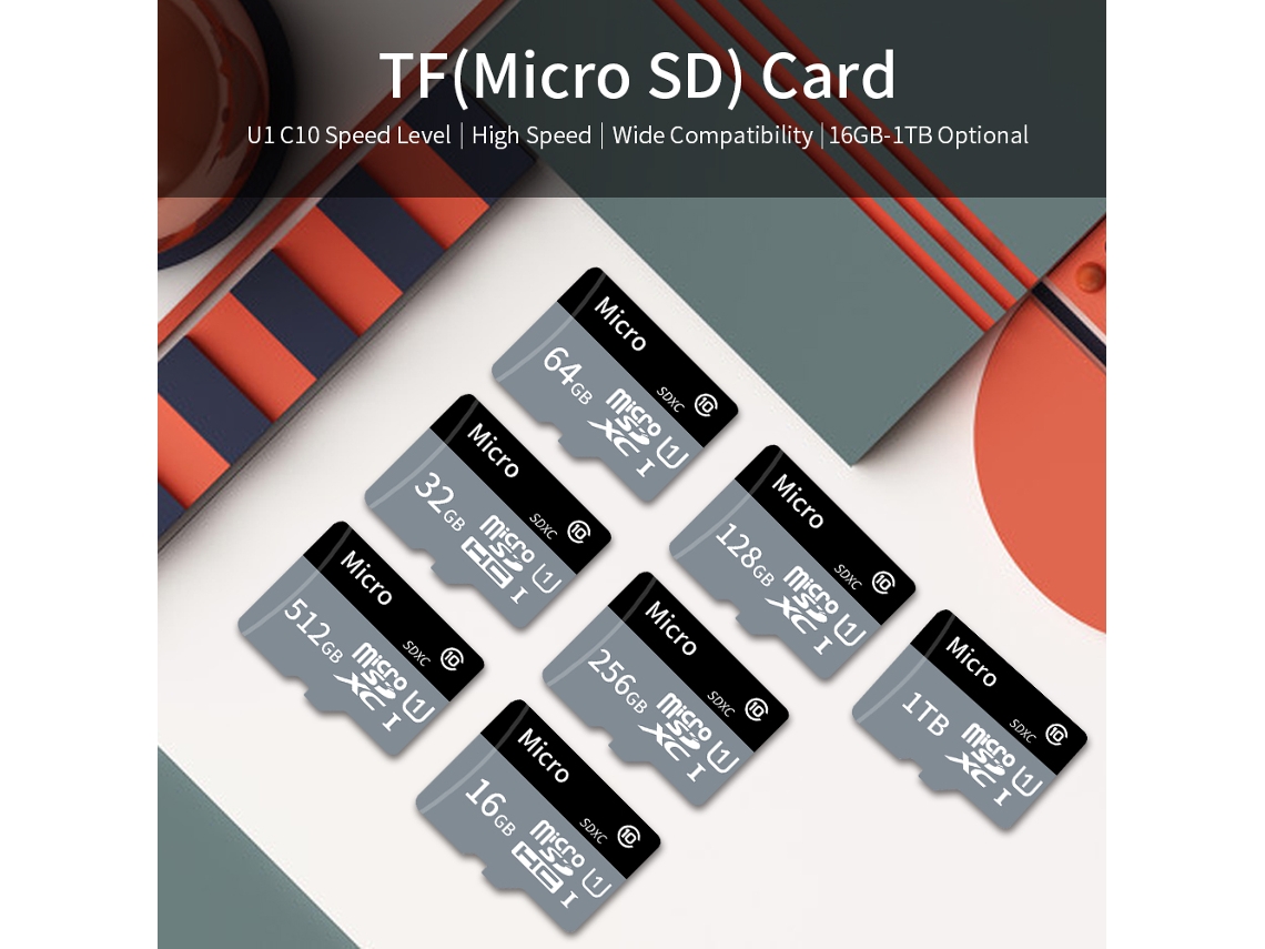 2026 cartão de Memória de Alta Velocidade 1tb U1 C10 Tf