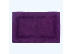 Homescapes Luxury Reversible Cotton Bath Mat - Plum