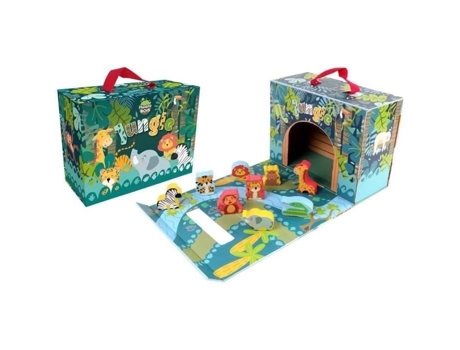 Safari Playhouse Planete Bois Fsc 10 Peças Jogo Infantil A Partir De 18 Meses
