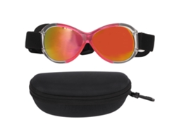 Óculos De Sol Para Cão Laxiscreed Ajustável Em Rosa Para Proteção E Estilo