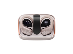 Auriculares Sem Fio Telão Digital Led Redução Ruído YIZHOOD Bluetooth Dourado