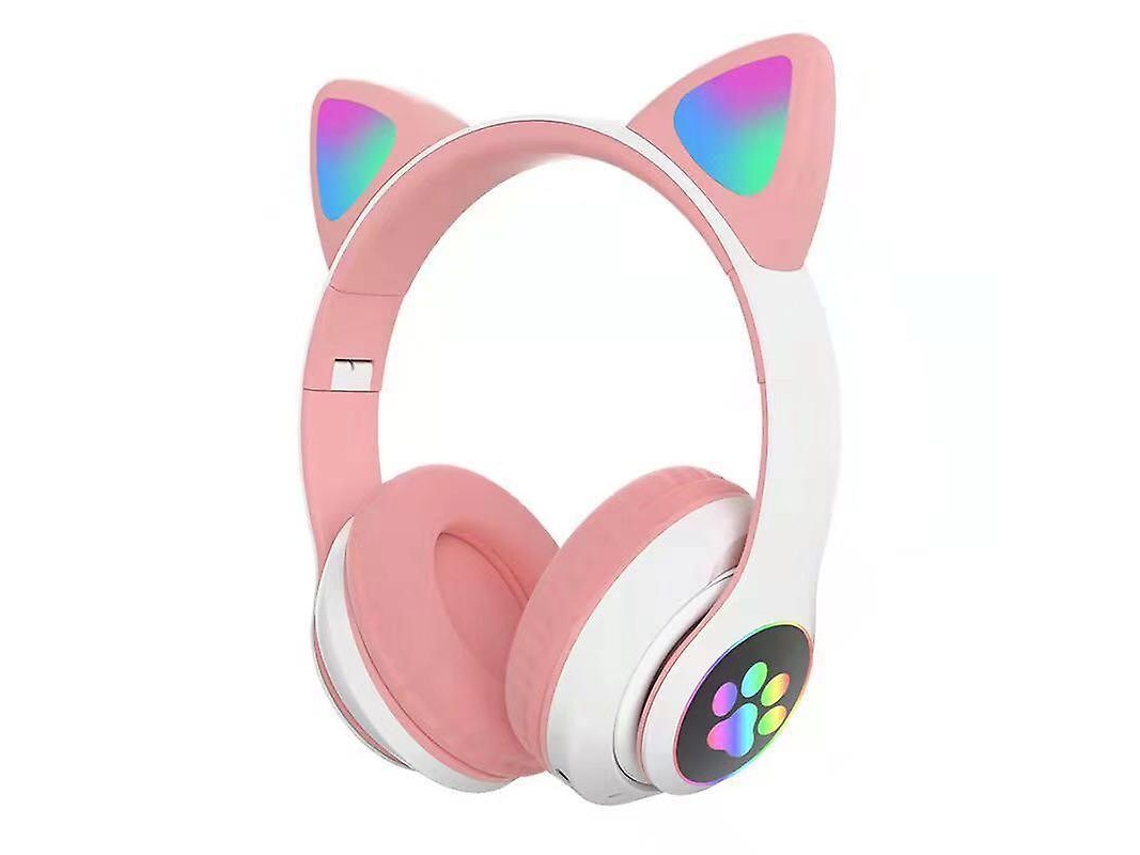 Wireless bluetooth headphones cat ear headset with led light Worten.pt
