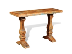 Mesa de apoio VIDAXL Marrom Madeira (70x35x35 cm)