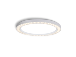 Flat Led Luz de Teto 24W Lâmpada Branca Redonda Diâmetro 23 Cm Moderna 3000K / 6500K 2 Temperaturas de Cor Ip44 para Banheiro Sala de Estar NETTLIFE