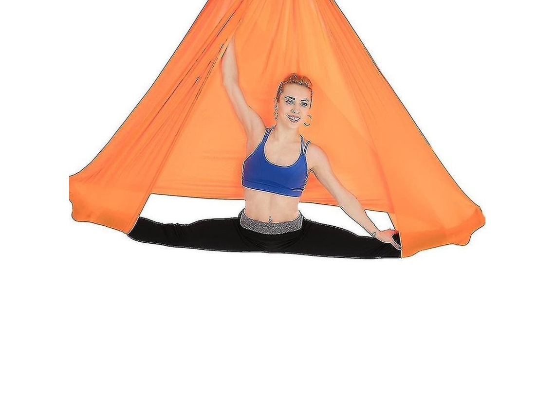 Tapete de Yoga Aéreo Antigravidade 2026, em Nylon Resistente e Durável, Ideal para Pilates, Inversões e Alívio da Dor nas Costas.