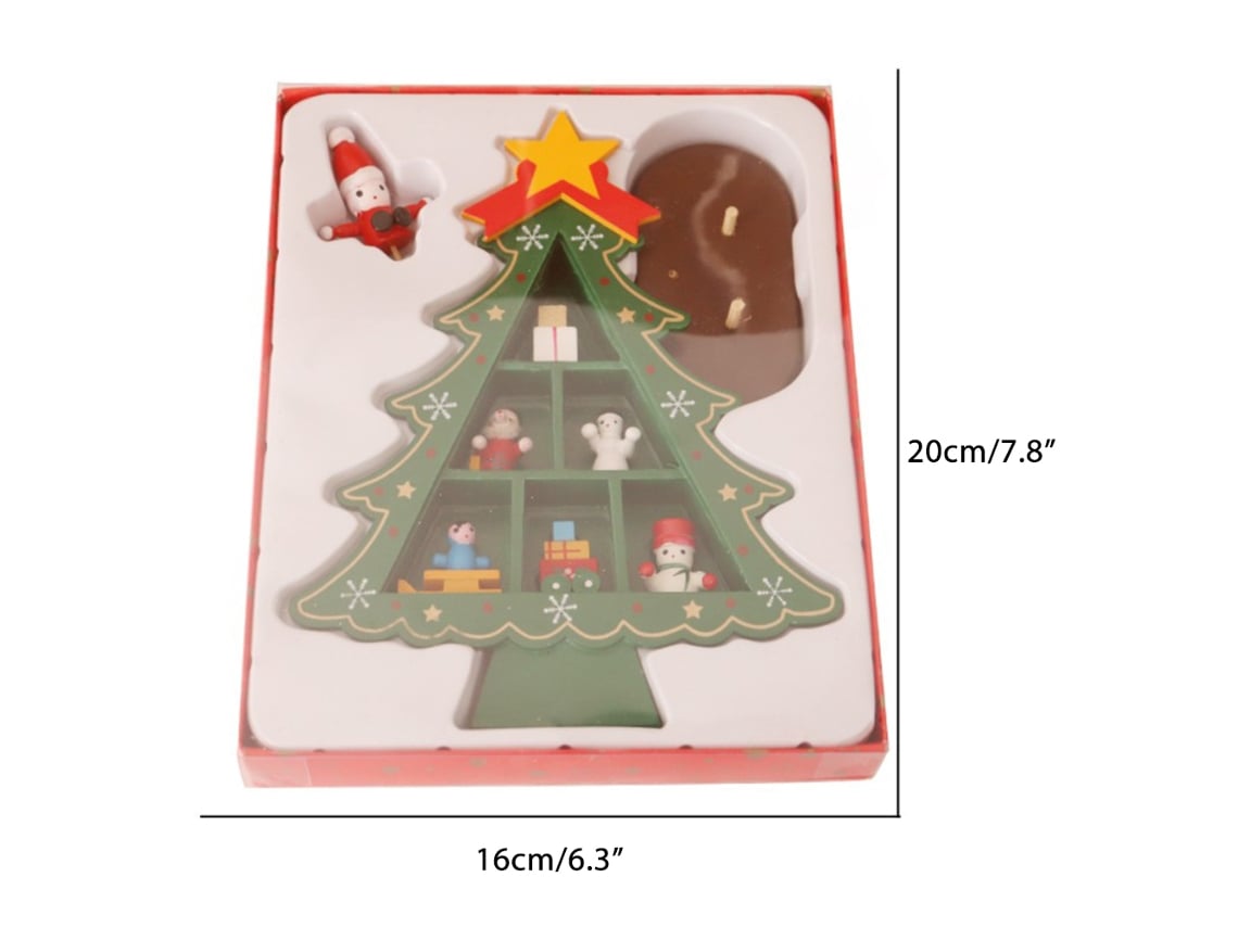 Decorações De Natal (madeira, Em Caixa) Eoocoo