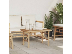 Vidaxl Mesa De Centro Castanho 70 X 40 X 36 Cm Bambu