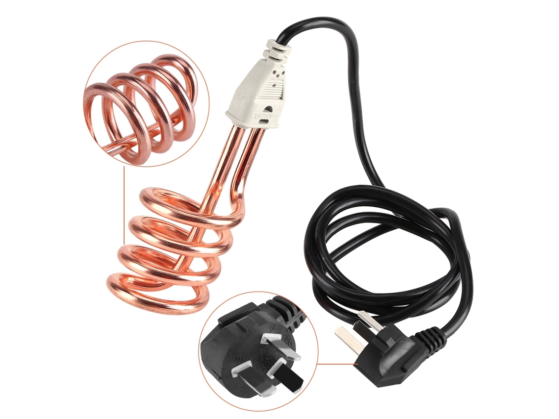 Laxiscreed Tubo De Aquecimento De Imersão 2500w 220v Alta Potência Aquecimento Rápido E Portátil