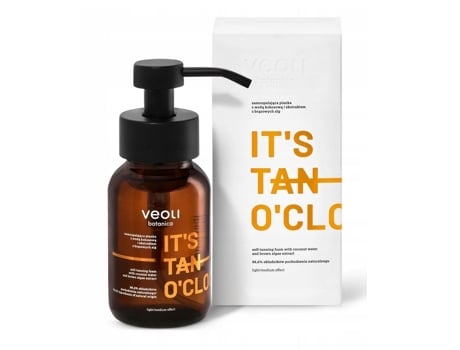 Espuma Autobronzeadora Com Água De Coco E Extrato De Algas Marrons, 240 Ml Veoli Botanica