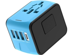 Adaptador Universal De Viagem(azul)