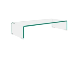 Suporte de TV/monitores em Vidro Transparente 60x25x11 Cm MAISON EXCLUSIVE