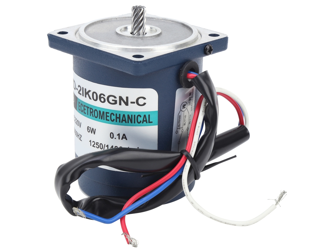 Motor Redutor Micro 6w Ac220v Velocidade Fixa