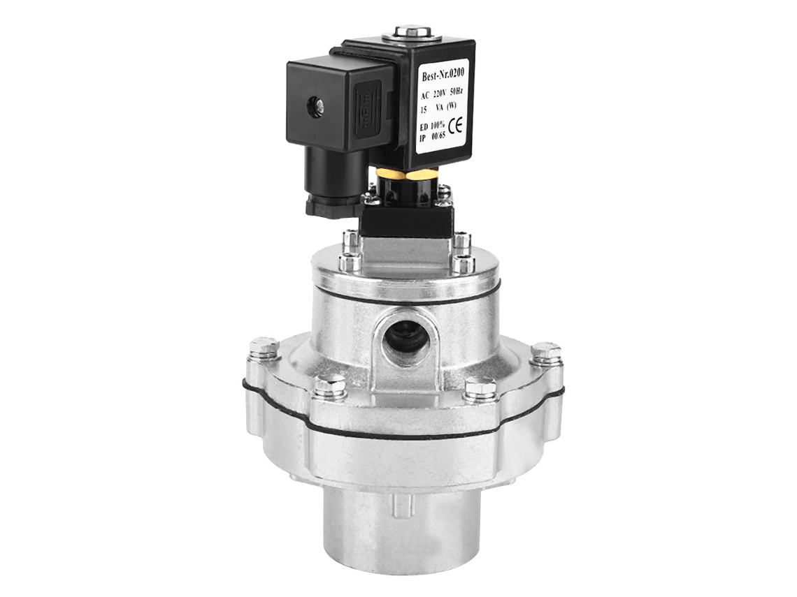Válvula De Diafragma Eletromagnética Submersível Laxiscreed De 220v Ac Com Controlo Por Pulsos