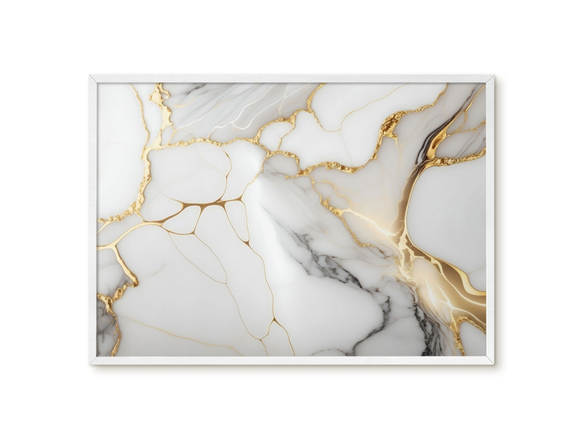Magnetic Glass Board Marble Elegance For The Hall Espelharte (70x50 Cm)
