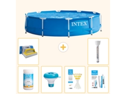 Intex Piscina Com Estrutura Redonda - 366x76 Cm - 7-peças S21333