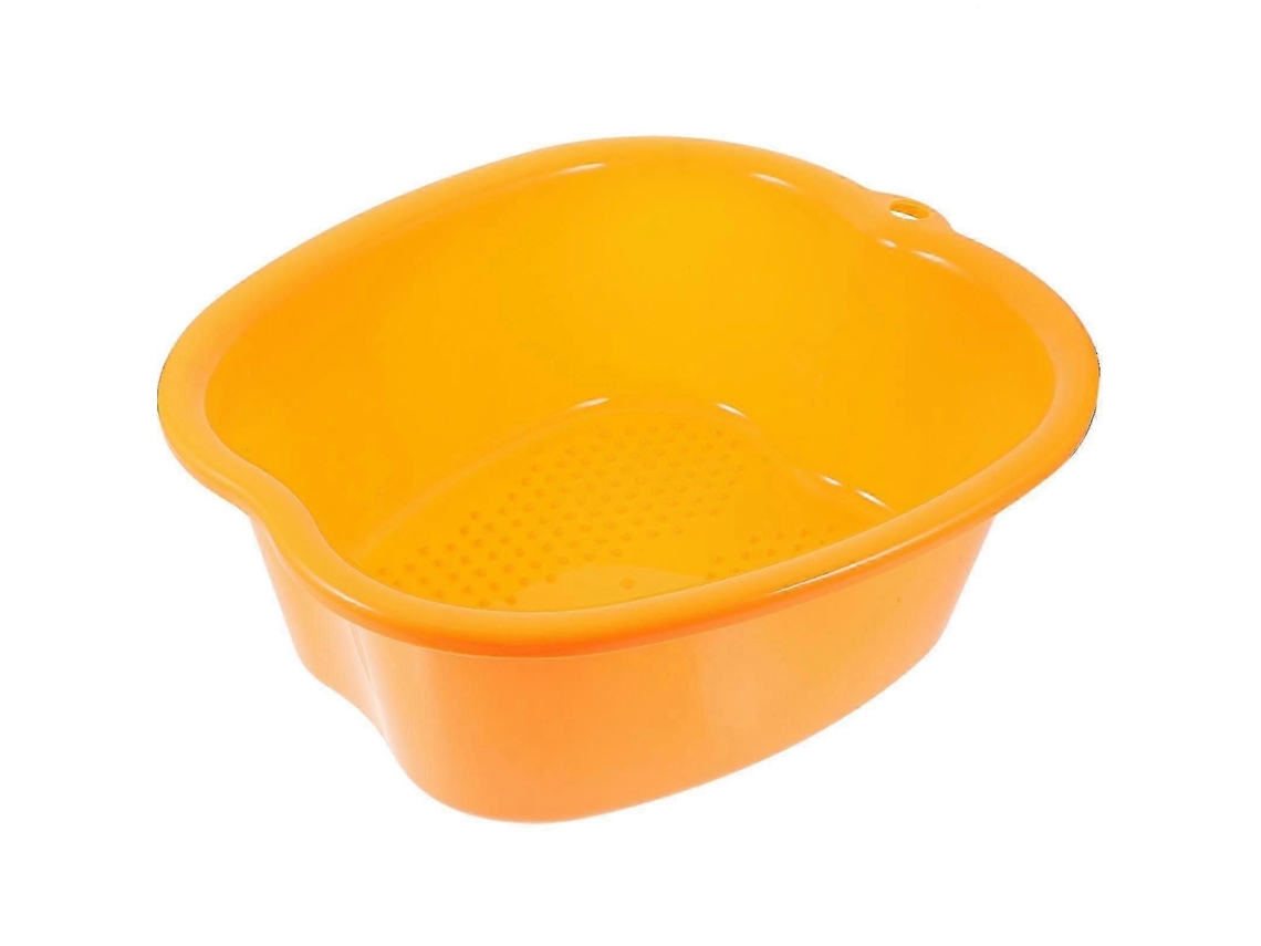 Balde Para Massagem Nos Pés, Balde Para Banho De Pés, Balde Para Armazenamento, Bacia Laranja Durável.