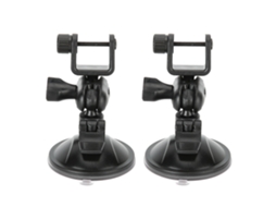 Suporte Sucker para Gravador de Vídeo 360° Rotação Cabeça U