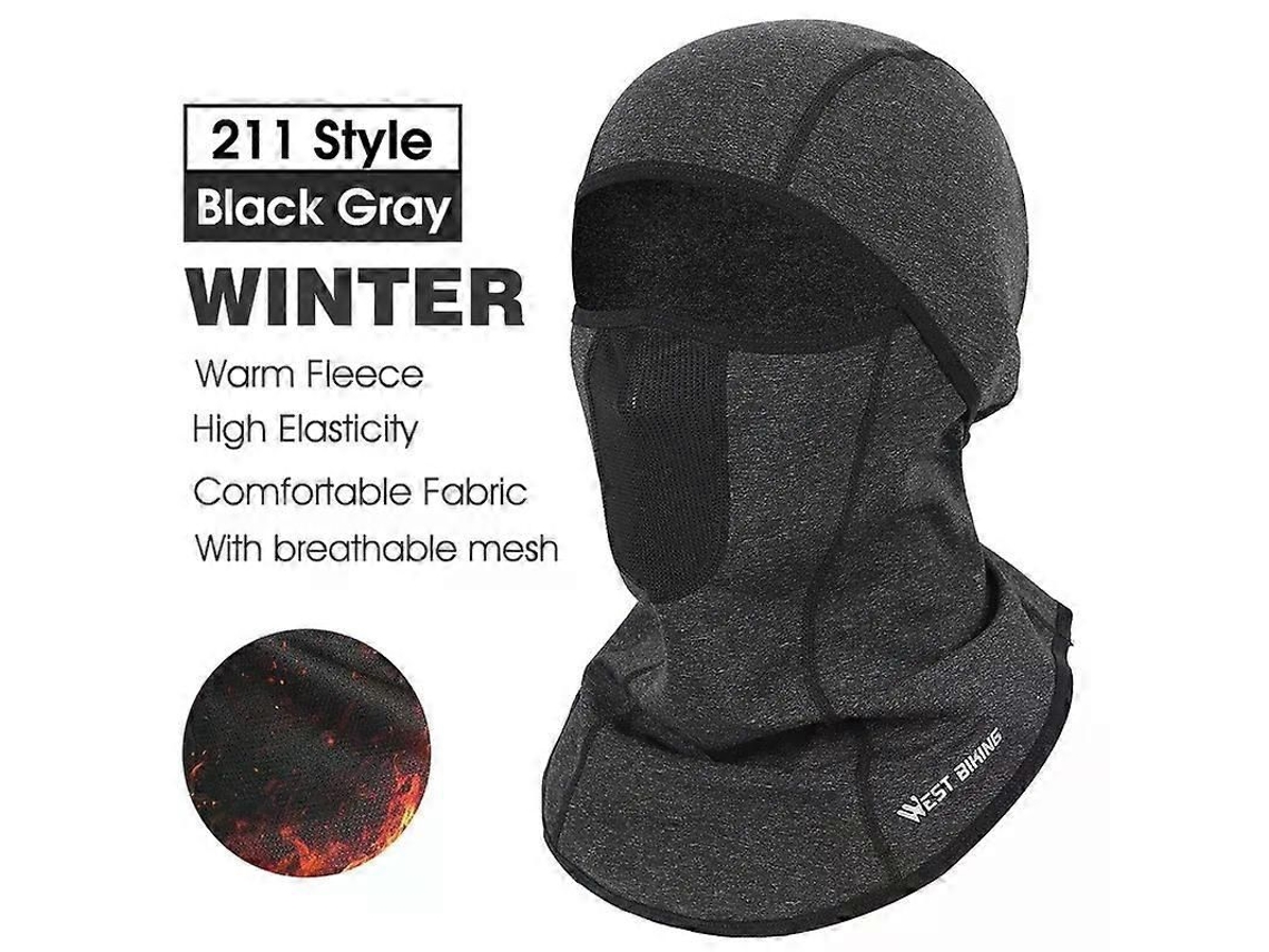 Cachecol de Fleece para Ciclismo, Balaclava, Unissex, Proteção para Cabeça, Forro TAISHENGDA