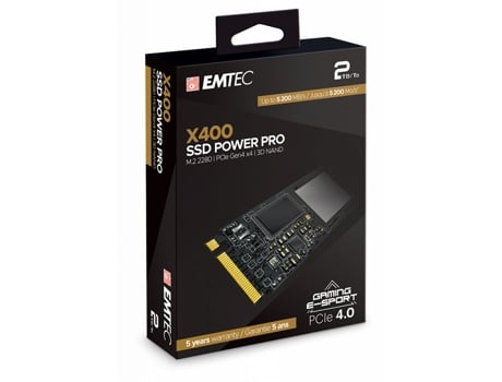 Emtec X400 M.2 2000 Gb Pci Express 4.0 3d Nand Nv.