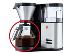Jarra De Café Melitta Aroma Elegance 10 Xícaras Preto/aço Escovado 21x15,6x16,3 Cm