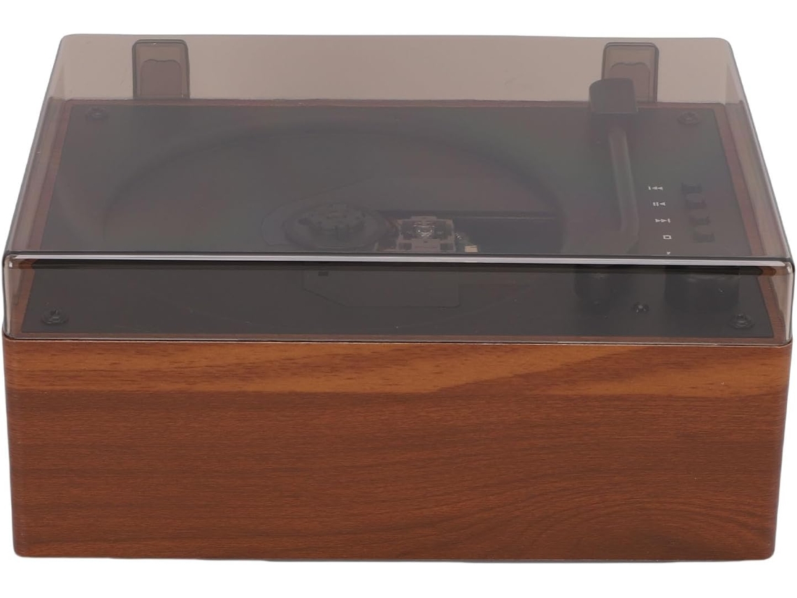 Leitor Cd Portátil Yctze, Estilo Retrô, Sem Fio, Com Bluetooth 5.1, Compátivel Com Aux, Usb, Mp3 E Wma