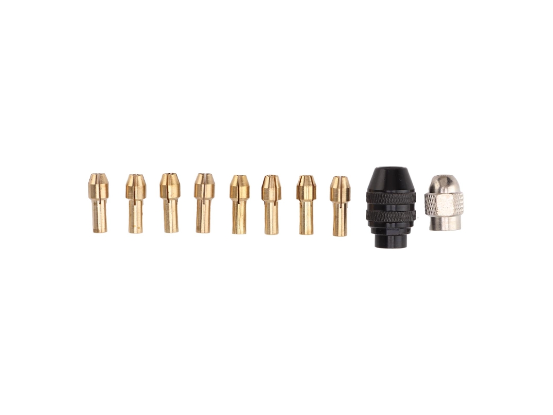 Laxiscreed Conjunto De 10 Mandris Para Furadeira Com Troca Rápida, Ferramenta Profissional