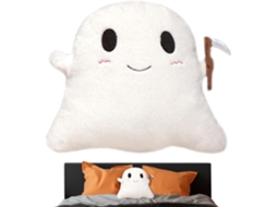 Almofada De Pelúcia Em Formato De Fantasma Para Decoração De Halloween |