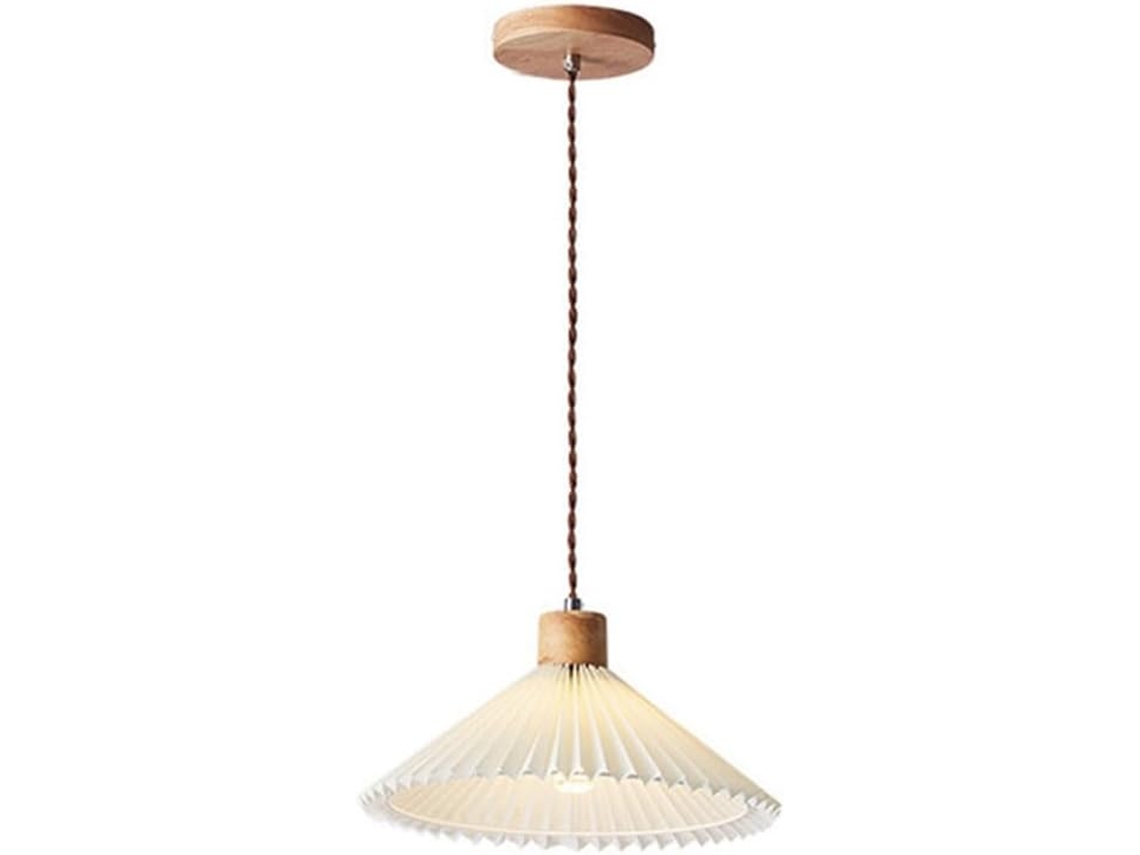 Lustre Nórdico Plissado Para Cabeceira, Ideal Para Casa, Quarto, Sala De Jantar Ou Mesa De Centro. L Gokoco