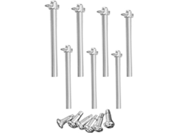 Kit Profissional De Reparo Rebites E Porcas Para Ventiladores Dobráveis Mão, Inclui Eixo De Metal E Acessórios Parafuso