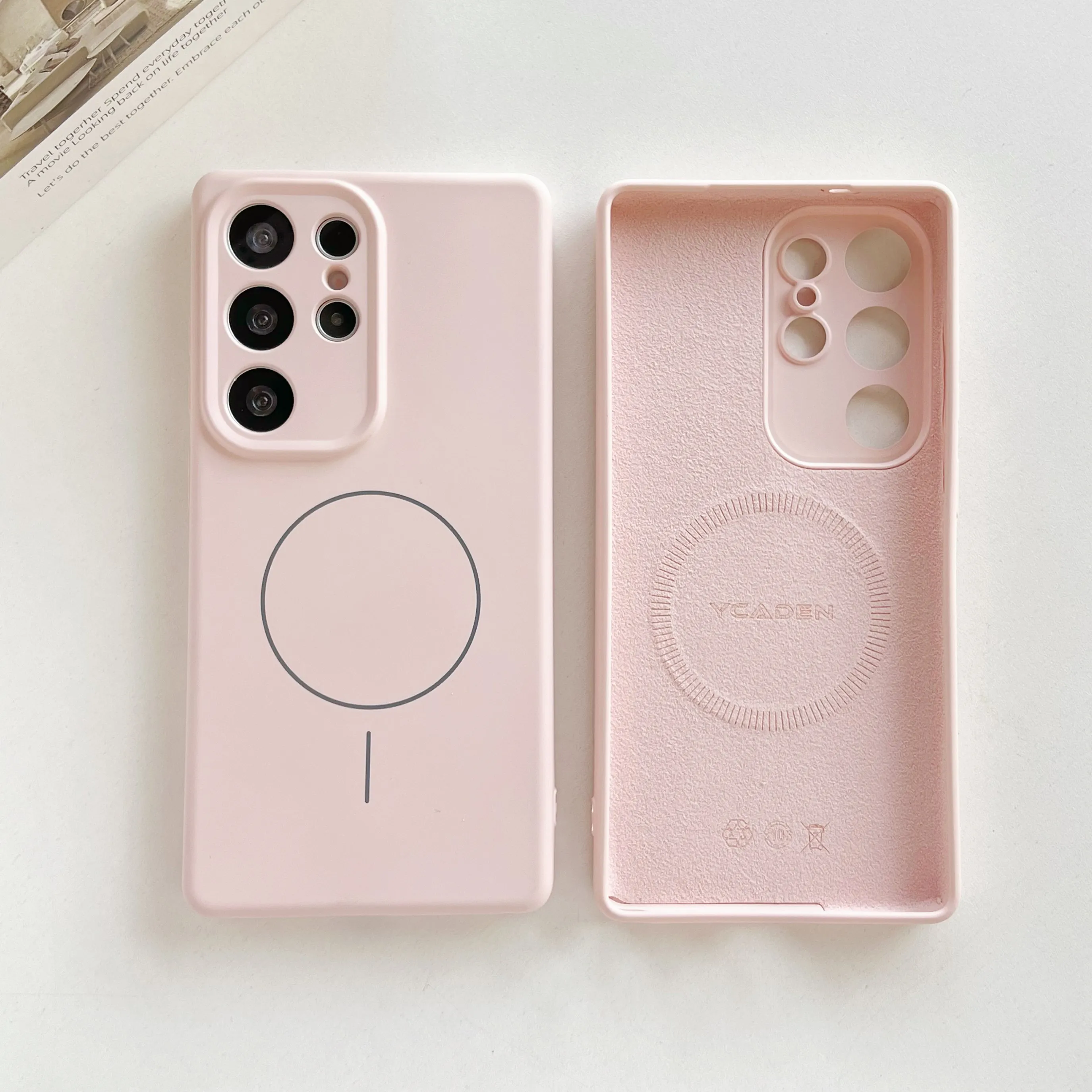 Capa Protetora Magnética De Silicone Líquido (samsung S25)