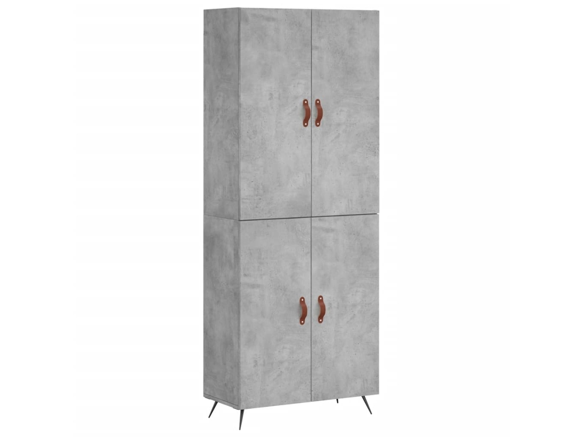 Armário Alto Derivado de Madeira Cinza Cimento MAISON EXCLUSIVE (69,5x34x180 cm)