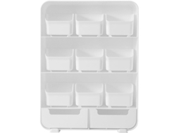 Organizador De Mesa De Plástico Com Várias Camadas E Gavetas Independentes Para Otimizar A Organizaç Gokoco