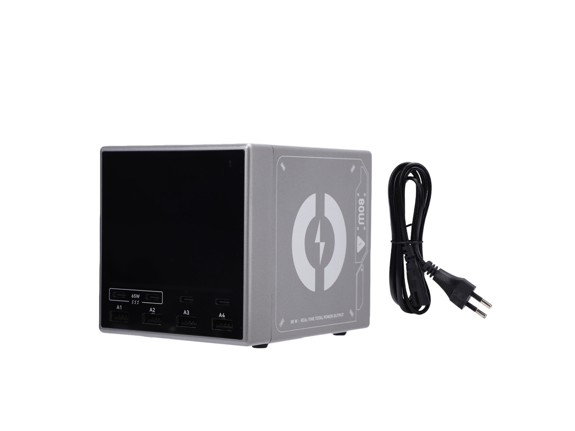 Dock de Carregamento EOOCOO (carregamento Rápido de 80w, 4 Portas Usb a/c Pd)