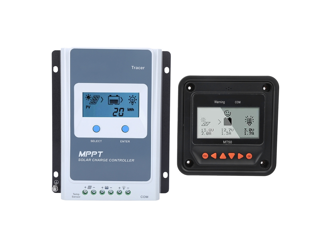 Controlador De Carga Solar Mppt Laxiscreed 12v/24v Com Troca Automática E Aterramento Negativo