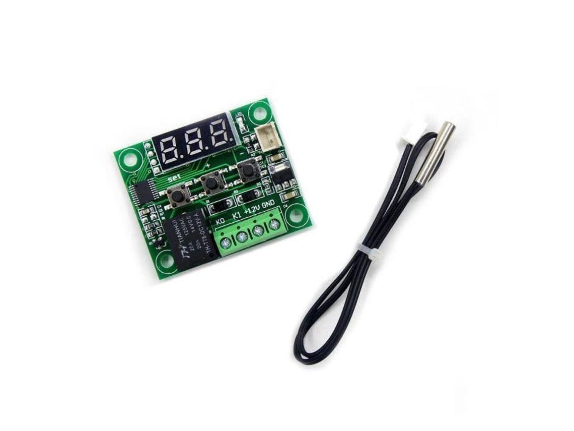 Sensor W1209-12V Dc W1209 Termostato Digital Temperatura Fria e Quente Termômetro Controlador de Temperatura Interruptor Ma YWEI