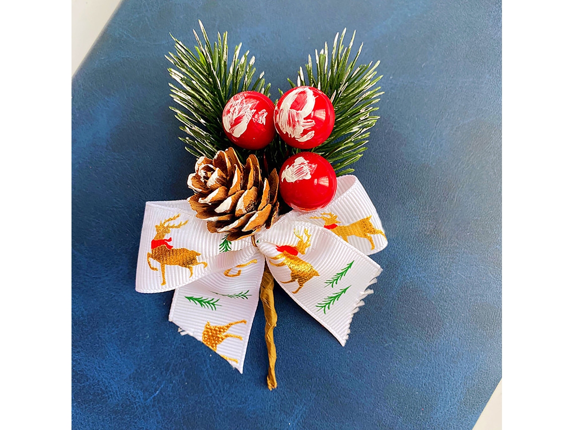 Laxiscreed Ramos De Flores Natalícias, Conjunto De 10 Unidades Para Decoração De Natal Rápida