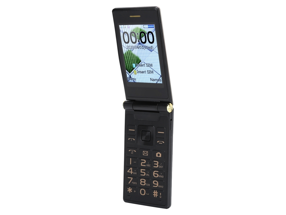 Telefone Flip Laxiscreed Com Dual Sim E Funcionalidades Mp3, Compacto E Fácil De Usar