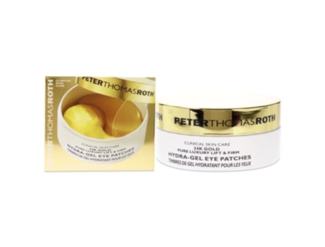 Peter Thomas Roth 24K Gold Pure Luxury Lift And Firm Hydra-Gel Eye Patches para Mulheres, 60 Peças de Almofadas