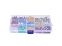 Kit com 180 cabos fusíveis para carro, tamanho pequeno, de 2 A a 40 A