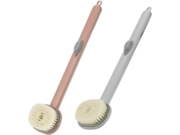 Lurelia Kit De 2 Escovas Para Costas De Cuidado Corporal, Pega Ergonómica E Massagem Suave, Rotina Spa
