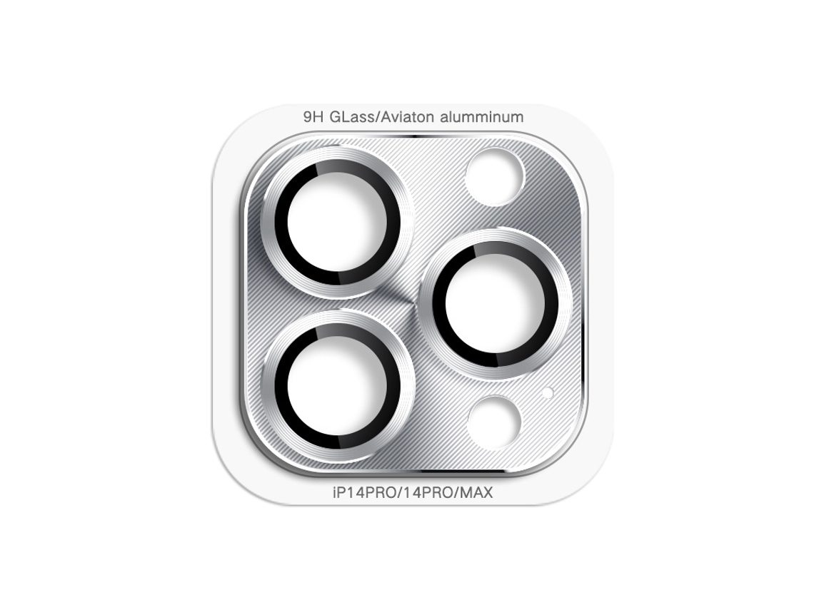 A Película Metálica Para Lentes É Adequada Paracapa Protetora Prateada Com Padrão De Cd Para Iphone 17 Pro Max
