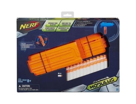 Hasbro - Recarga de Brincar Nerf Elite Modulus Kit Clip Reversible Recarga de Brincar Nerf Elite Modulus Kit Clip Reversible
