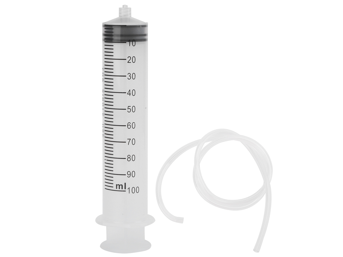 Jeringa de 100ml com Cateter Transparente S/MARCA
